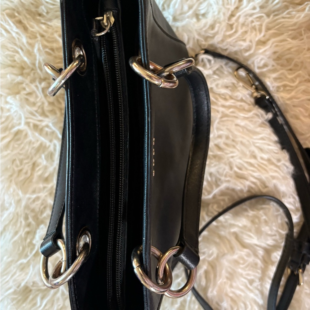 DKNY Black Shoulder Bag with Adjustable Strap - Picture 8 of 11